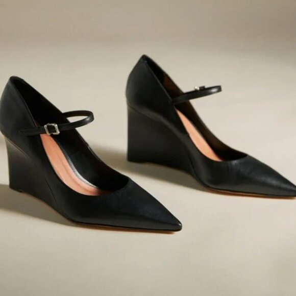 The Sibley Mary Jane Wedge Heels - Picture 2 of 3